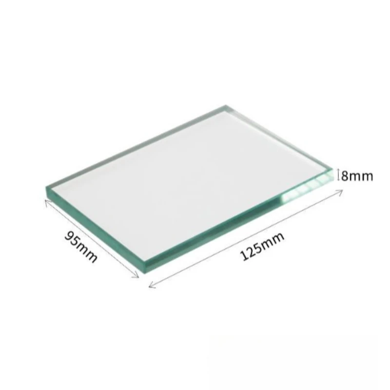 5Pcs Medical Dental Lab Mixing Glass Plate Board Edge Grinding Smooth Non-stinging Dentistry  Materials Lab Tools