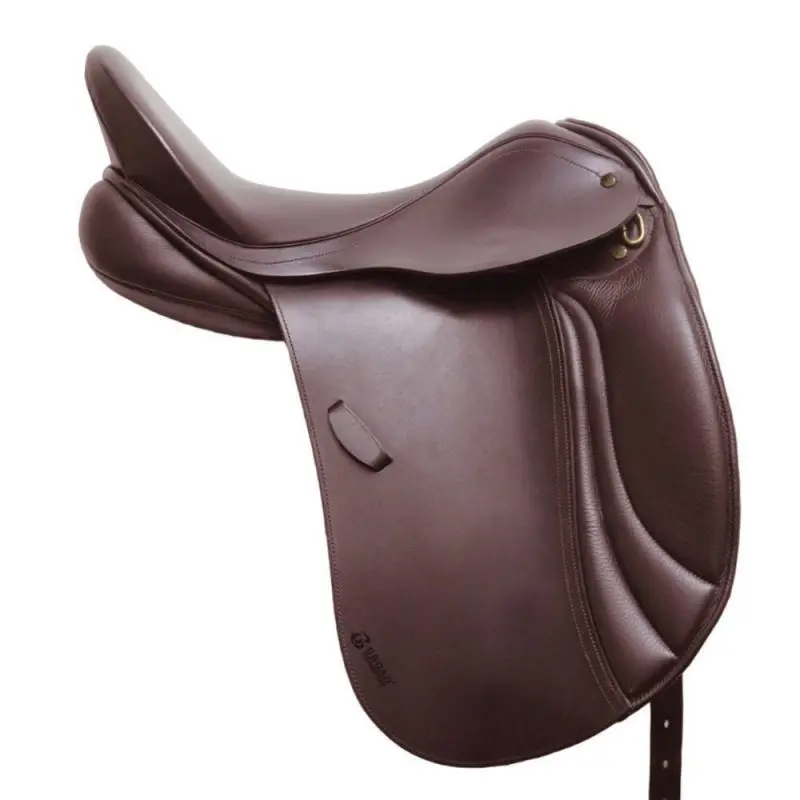 High Quality Euro Cavall Industries Horse Close Contact Dressage Saddle Genuine Leather Soft Seat Customizable Size Color Horse