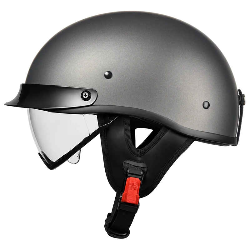高品質オートバイヘルメットabs素材ハーフフェイスヘルメットサイクリングオートバイヘルメット取り外し可能なコットンライニング卸売