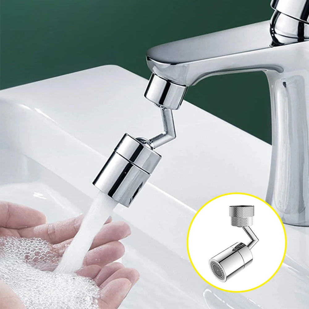 720°Universal Kitchen Faucet Anti-splash Aerator Bathroom Tap Rotatable Faucet Sprayer Saving Water Tap Nozzle Extender Adapter