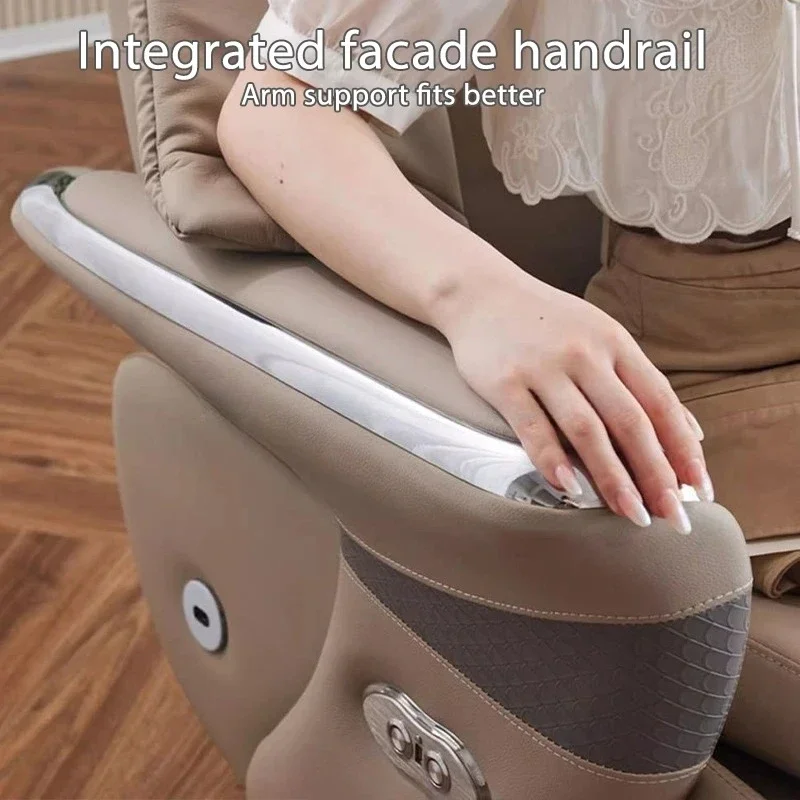 Ergonomic Office Chair with Swivel Seat and Footrest Adjustable Backrest Angle and Height Adjustable Executive Computer Chair