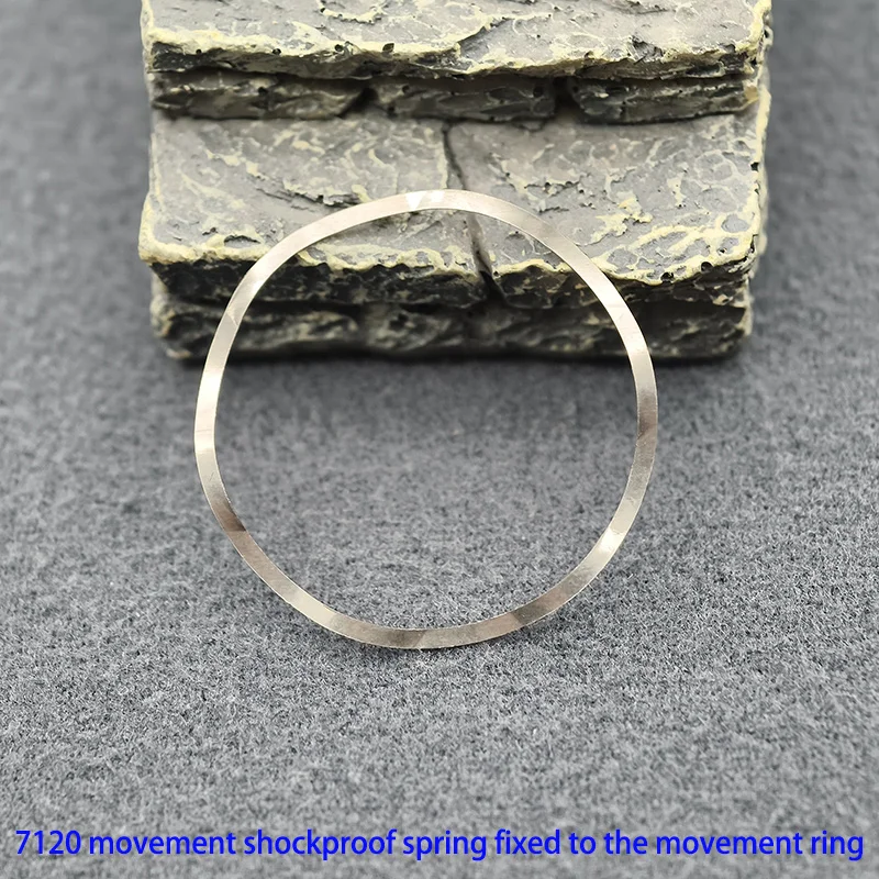 1/2/5PCS Metal 7120 Movement Shockproof Spring Fixed Machine Ring Fits 7120 Movement Repair Part