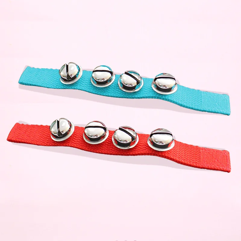 1 قطعة جرس المعصم الملونة مرحلة الأداء الرقص اكسسوارات الموسيقى الترفيه الدعائم مناسبة للمبتدئين TMZ