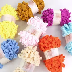 100g/Ball Finger Loop Yarn Thread Puffy Soft Chenille Chunky Yarn Hand Woven Blanket Scarf Crochet Knitted Blanket Yarn Wool
