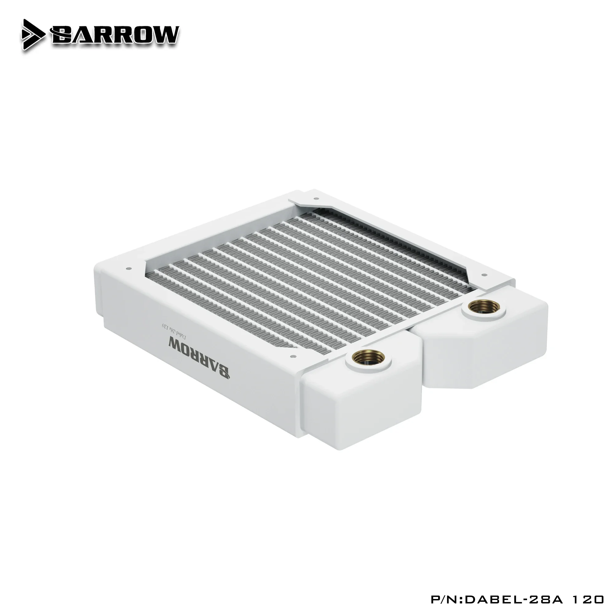 Dabel-28a Radiator Barrow 28mm tembaga tebal G1/4 "benang putih untuk kipas 12cm, pendingin air Radiator komputer 240/360MM