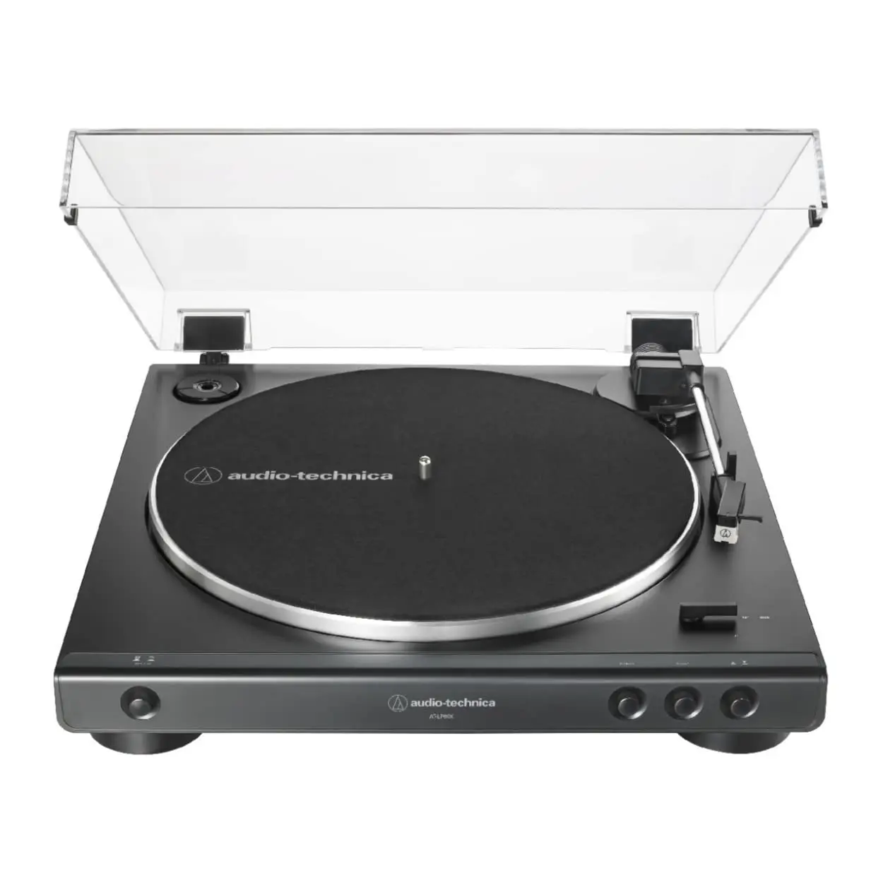 Audio-Technica AT-LP60X Fully Automatic Belt-Drive Stereo Turntable Hi-Fi 2 Speed Dust Cover Anti-Resonance Die-Cast Aluminum Pl