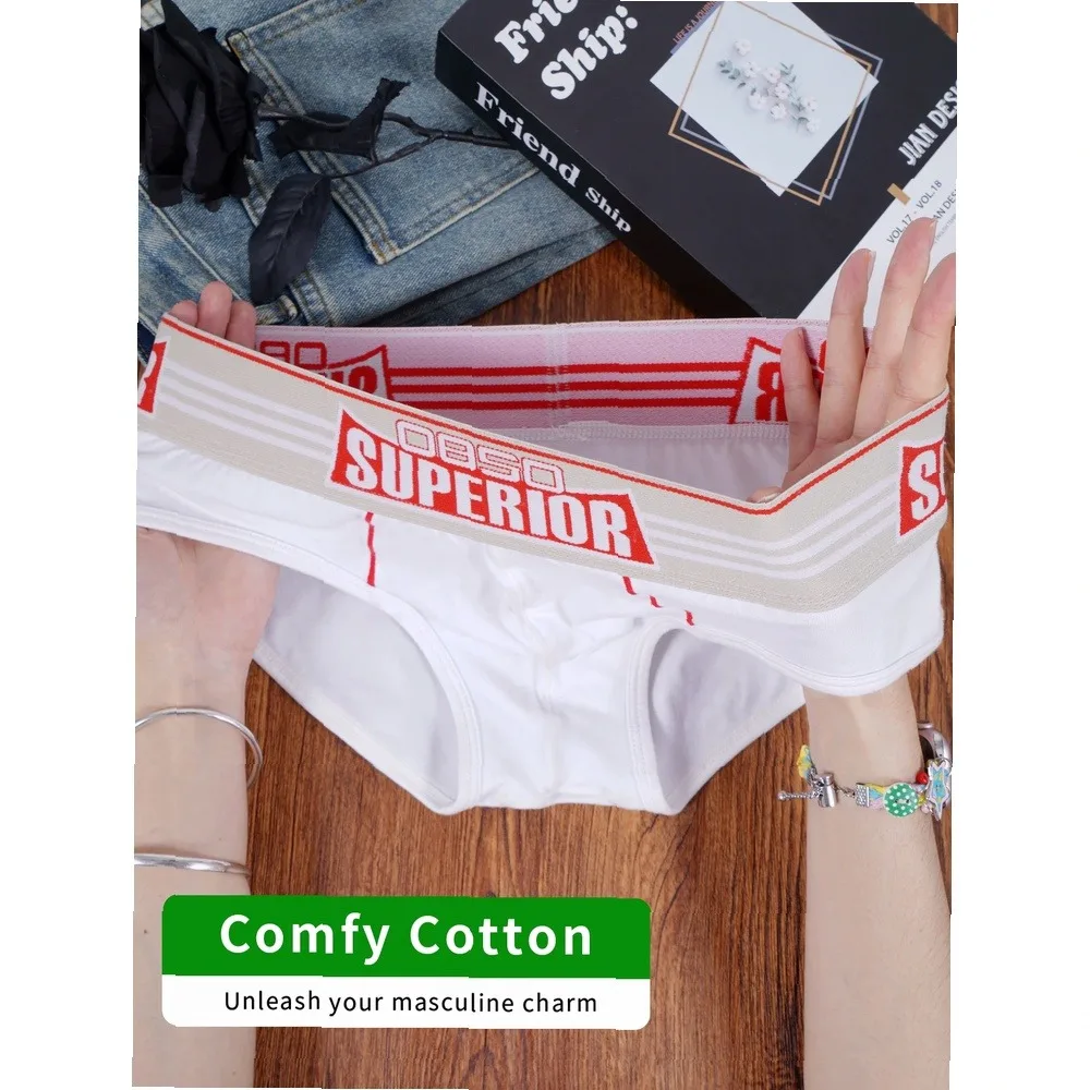 Men's 0850 Superior Print Boxer Briefs - Soft Cotton Low Rise Underwear, Breathable & Comfy Daily Wear