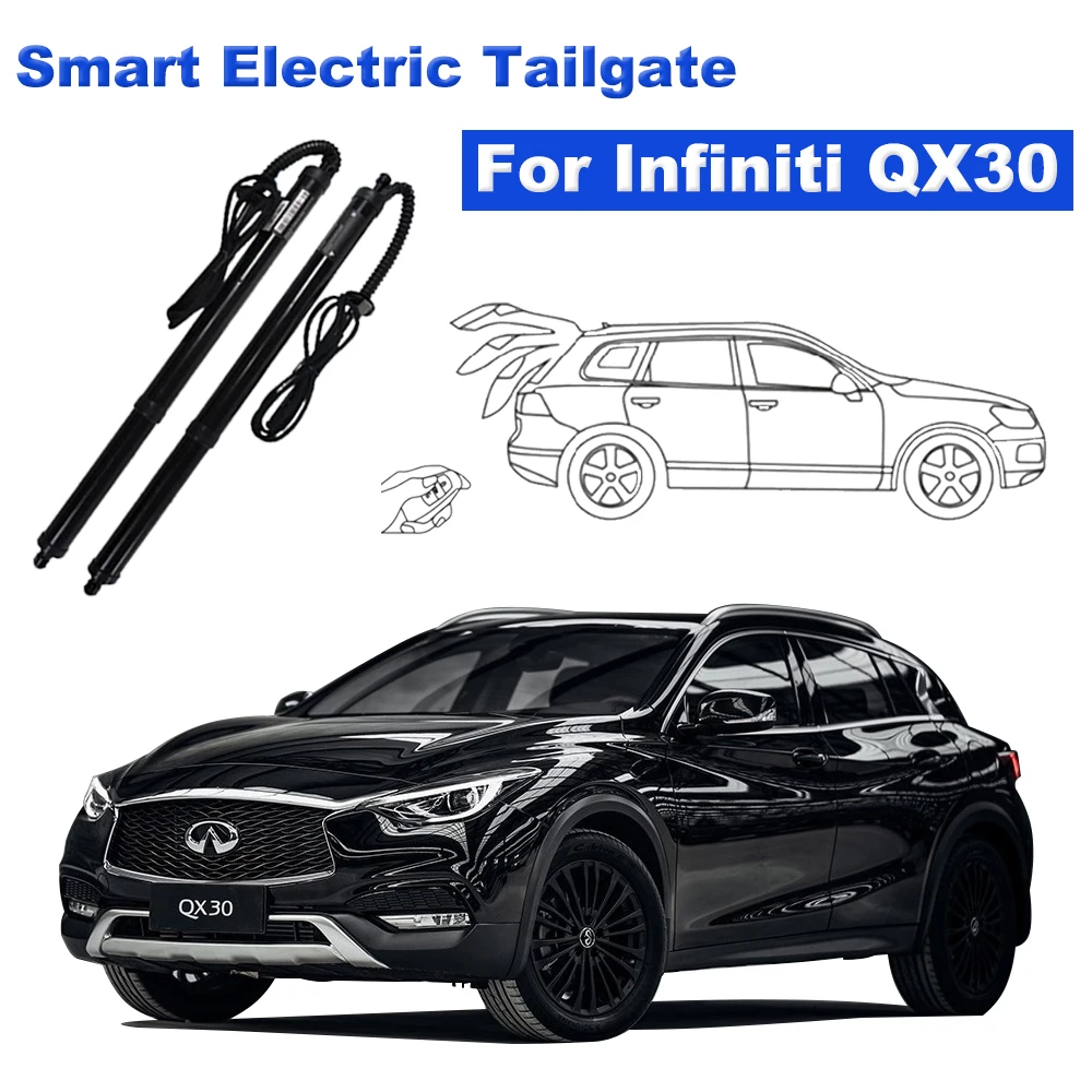 

For Infiniti QX30 2017 2018 2019 Car Electric Tailgate Accessories Tail Gate Trunk Lids Power Lift Remote Foot Open Kick Sensor