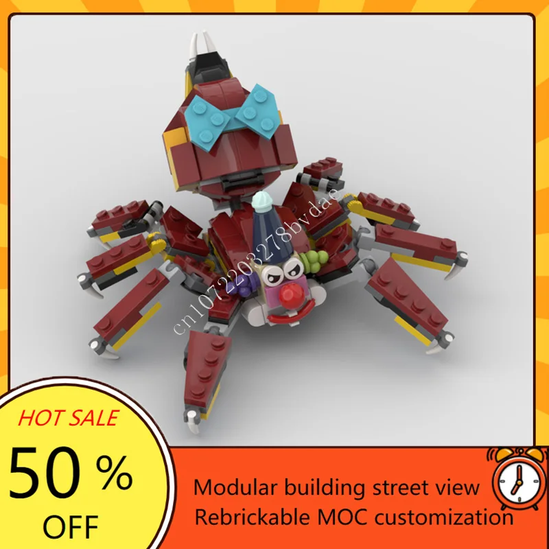 

175PCS MOC City Animal Spider Clown Zoo Cute Pets Accessories Home Technical DIY Education Friends Christmas Toys Gifts