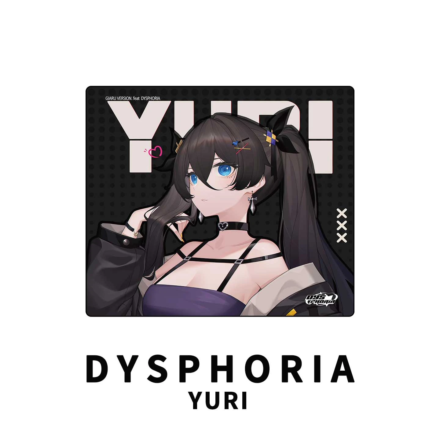 

Dysphoria Yuri 6mm inoue PORON Base Gel FPS Esports Mouse Pad - Suitable for CS2 & Valorant