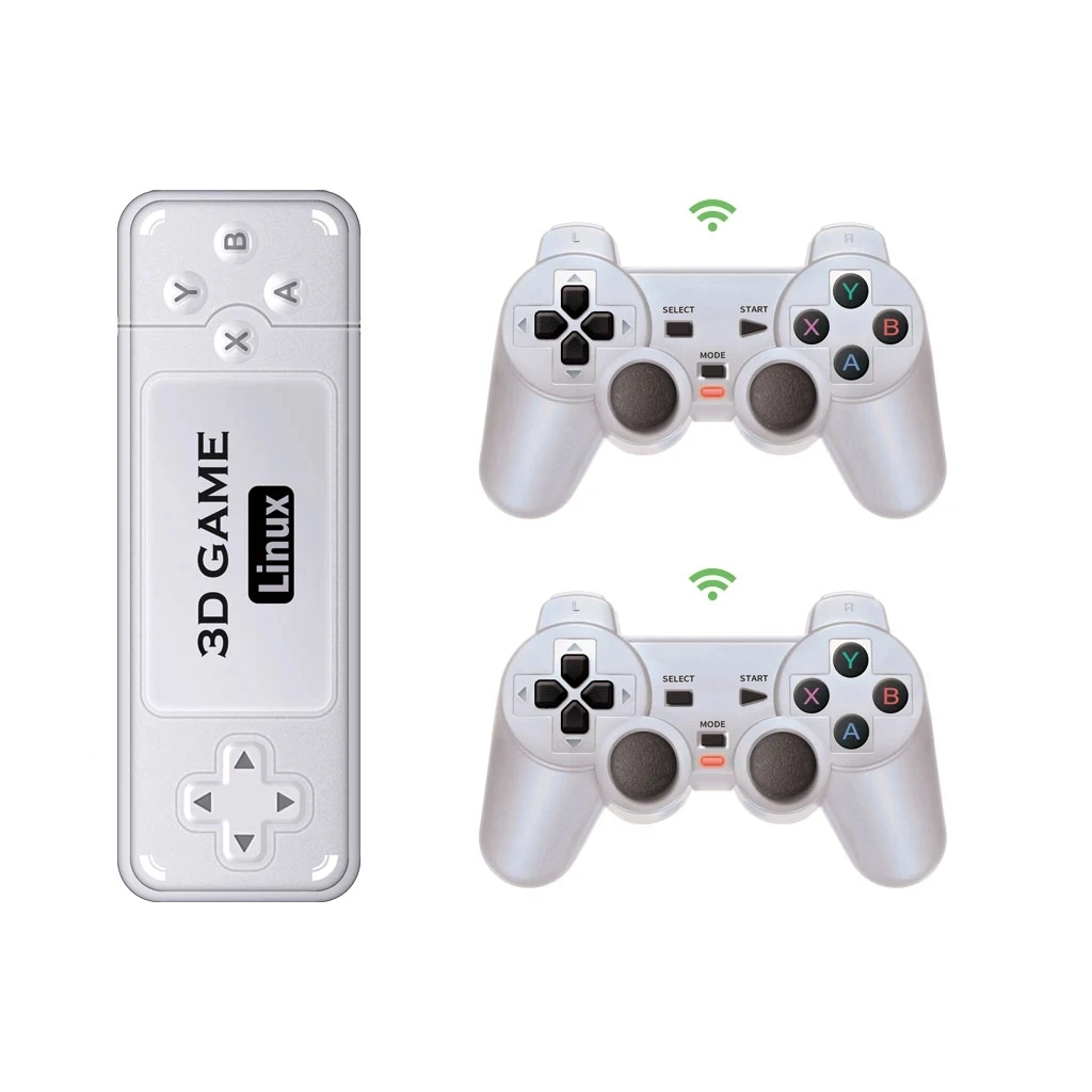 POWKIDDY Y6 Portable Linux Video Game Players HD Retro Handheld Game Controllers TV Console Gaming Stick PS Emulator