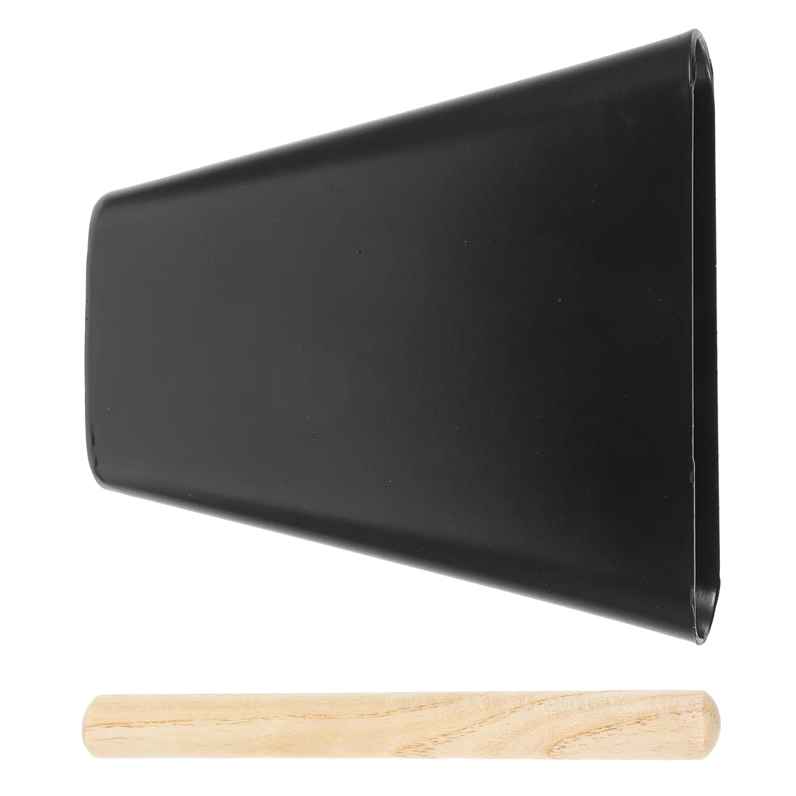 6 Inch Metal Cowbell Percussion Instrument Smooth Edge Noise Maker for Kids Music Education Drum Accessory