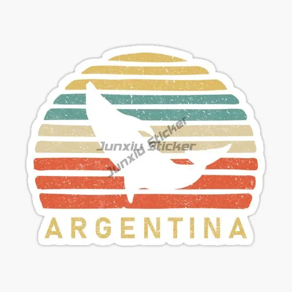 Argentina Football Flag Map Sticker Motorcycle Racing Laptop Helmet Car Decor Car Accessories Vinyl Autohesion Car Sticker - view 6