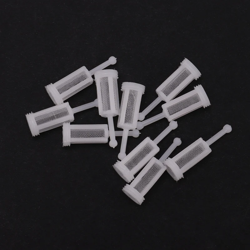 10Pcs Plastic Gravity Typ Spray Filter Pot Diameter 11Mm Total Length 36Mm Can Adapt To The Majority Of Solvent