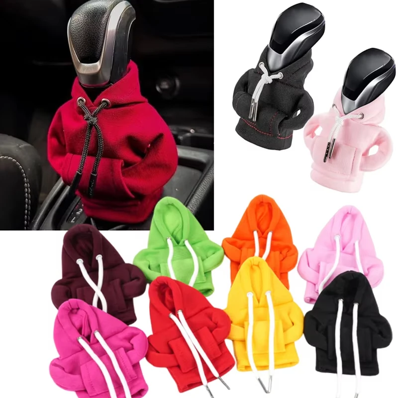 Auto Getriebe Shift Hoodie Abdeckung Mini Shift Abdeckung Getriebe Griff Dekoration Manuelle Automatische Universal Auto Schalthebel Innen Dekor