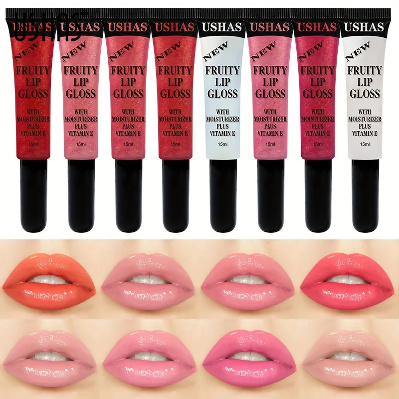 ジェルグロスティントリキッドリップスティッククリスタルクリアリップグロス保湿非粘着性唇プランパーリップクリームオイルメイクアップゼリーリップグレーズ