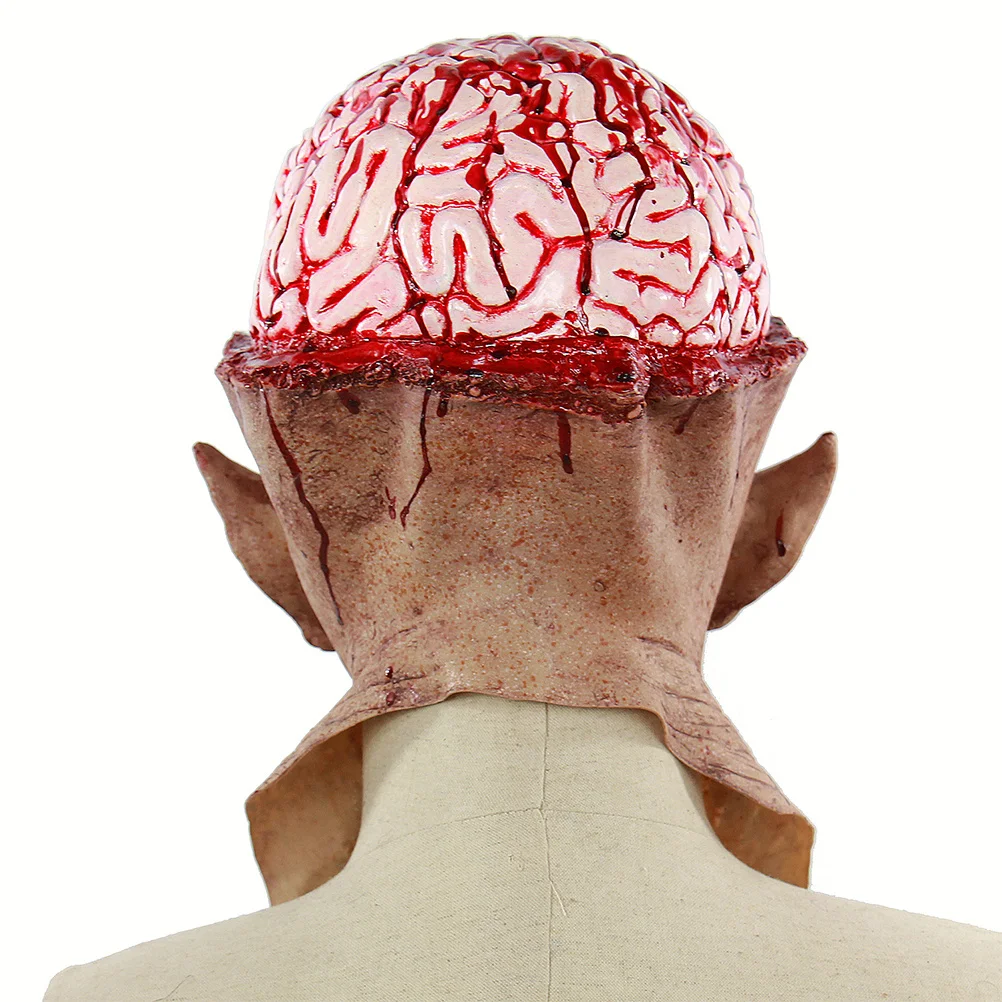 

Bloody Brains Burst Evil Devil Zombie Clown Scary Halloween Mask Latex Full Face Horror Costume Halloween Horror