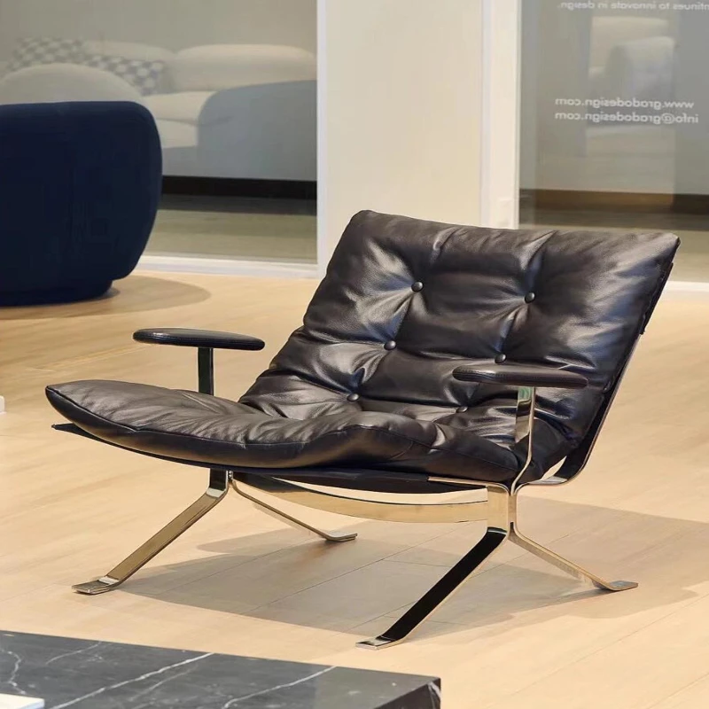 

Single sofa chair Minimalist light luxury single sofa chair Back chair