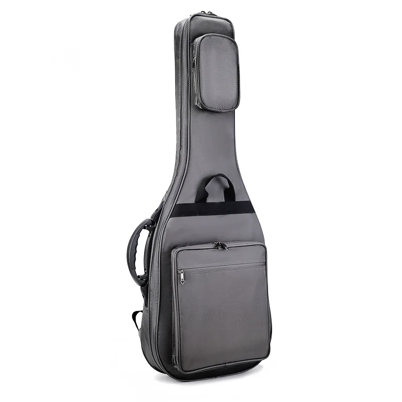 Custodia per basso per chitarra elettrica borsa per basso 25 mm addensare 1.9Kg rinforzo per dettagli impermeabile accessori per zaino nero Gig