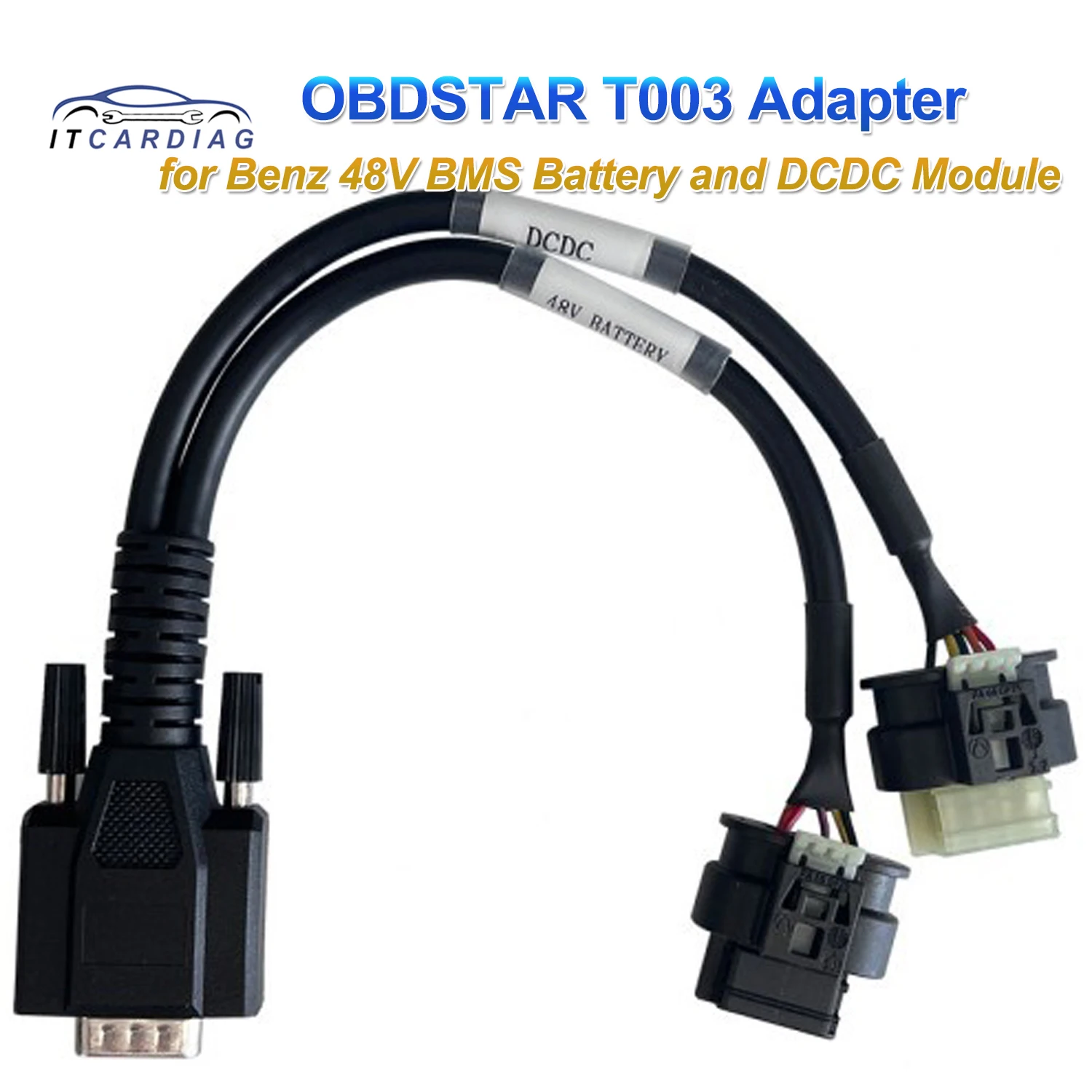 OBDSTAR T003 Adapter for Benz 48V BMS Battery and DCDC Module Works with P50 and X300 Classic G3
