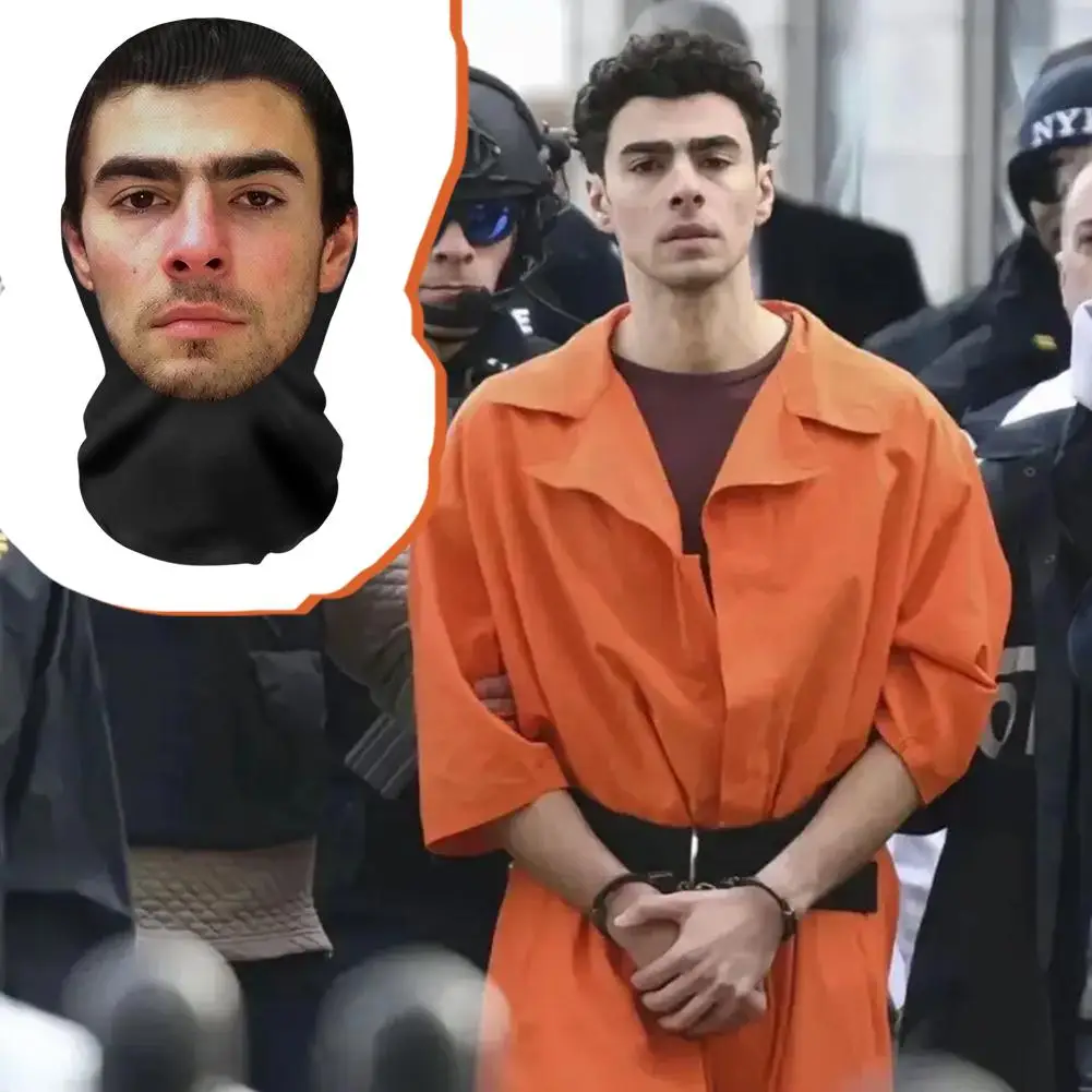 3D Printed Balaclava Mask for Hip Hop, Stretch Mesh Full Face Cover Cosplay Headdress for Men & Women