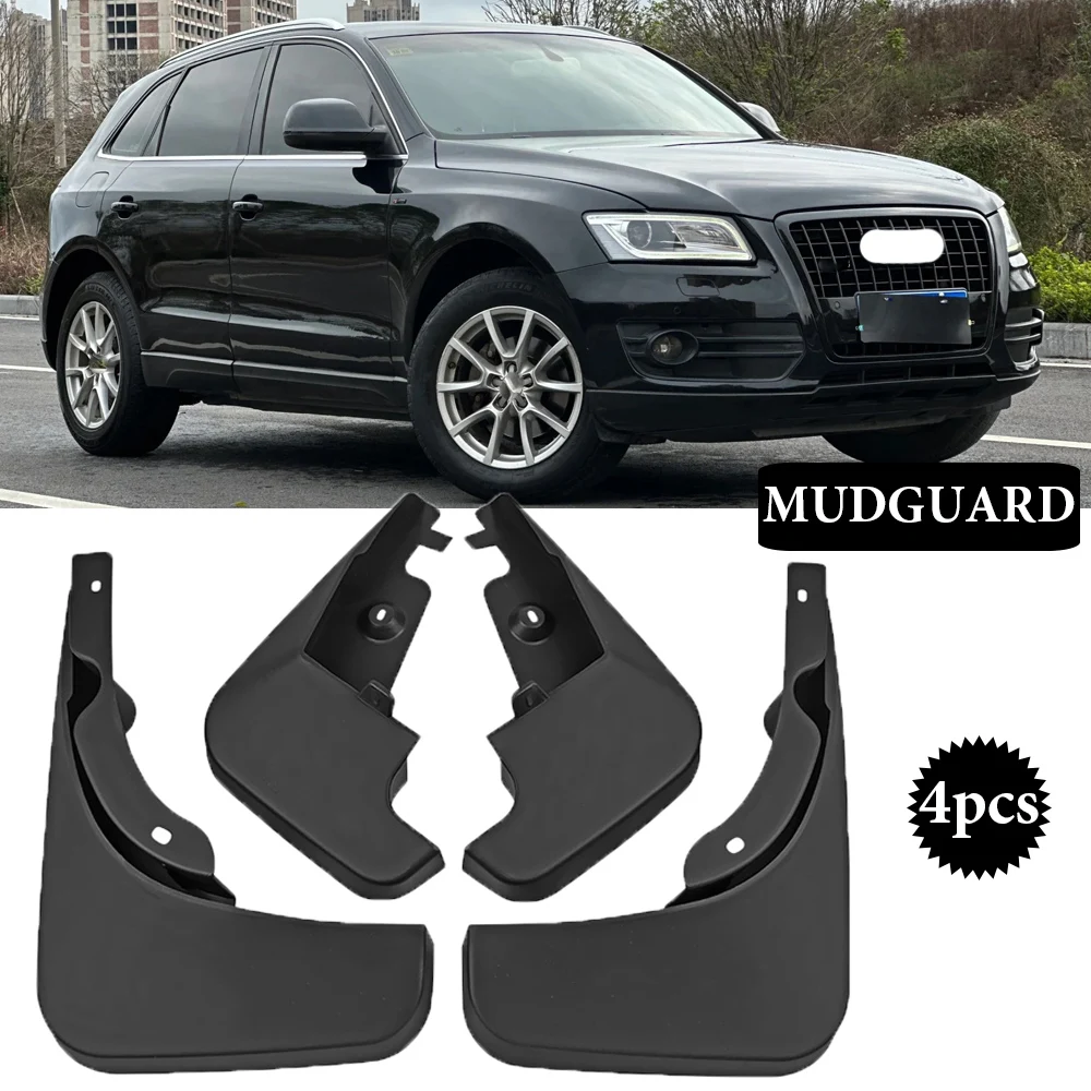 Car-styling For Audi Q5 8R 2009-2016 Mud Flap Guard Fender Mudguards Splash Mudflpas Frnder Mudguard car accessories Front Rear