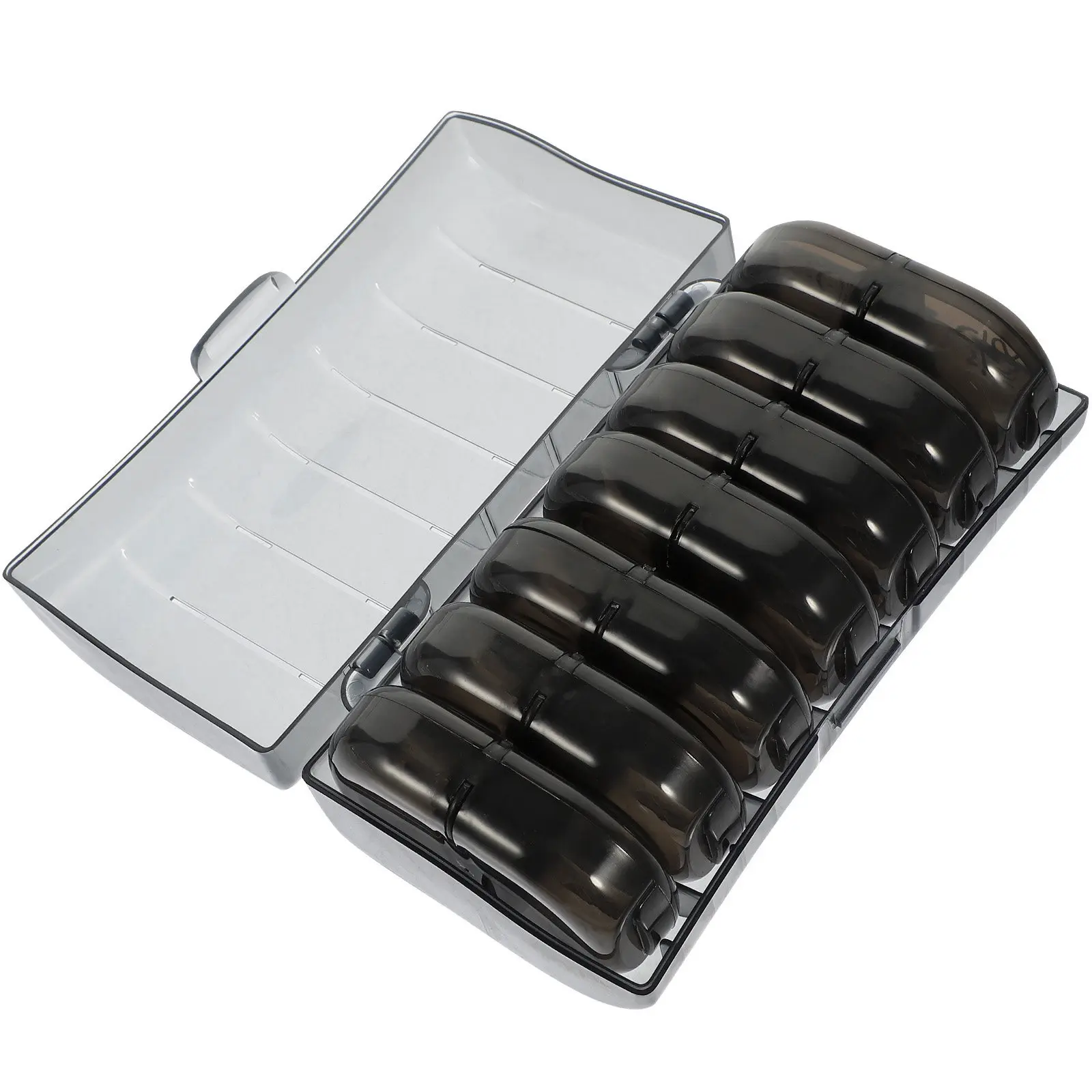 

Portable Weekly Pill Organizer Compact Medicine Case with Individual Compartments Wear-Resistant Travel Friendly Lightweight