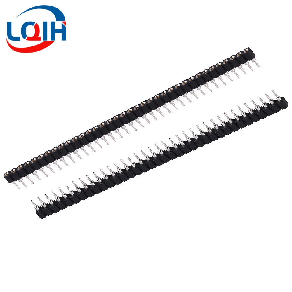 5CS Pitch 2.0Mm 1X40 2X40 Pin Enkele Dubbele Rij Rechte Hoek Rechte Smt Smd Ronde vrouwelijke Header Connector