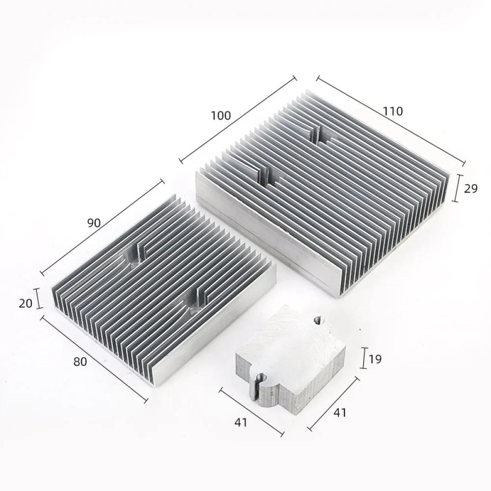 Metal Aluminum Heat Sink Fin For Automotive Cooler Device Precision Industrial Thermal Management Radiator System