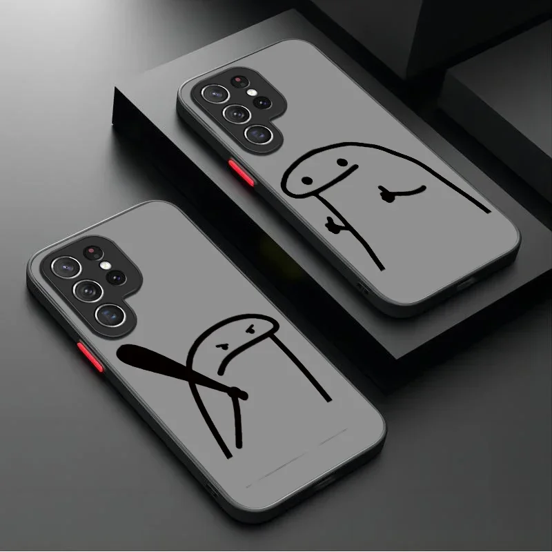 حافظة لهاتف سامسونج جالاكسي S24 S23 S22 Ultra S21 S20 FE S10 Plus A15 A25 A35 A55 5G نوت 20 10 #4