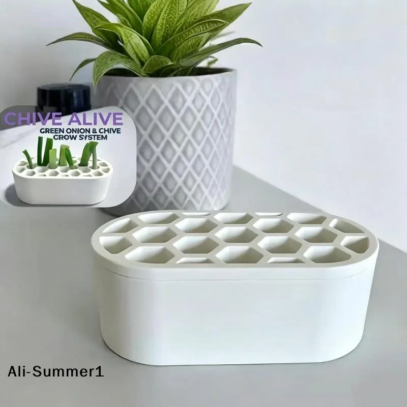 【E】Breathable Plastic Hydroponic Plant Pots with Reservoir Base, Multifunctional Nursery Containers Planting Basket