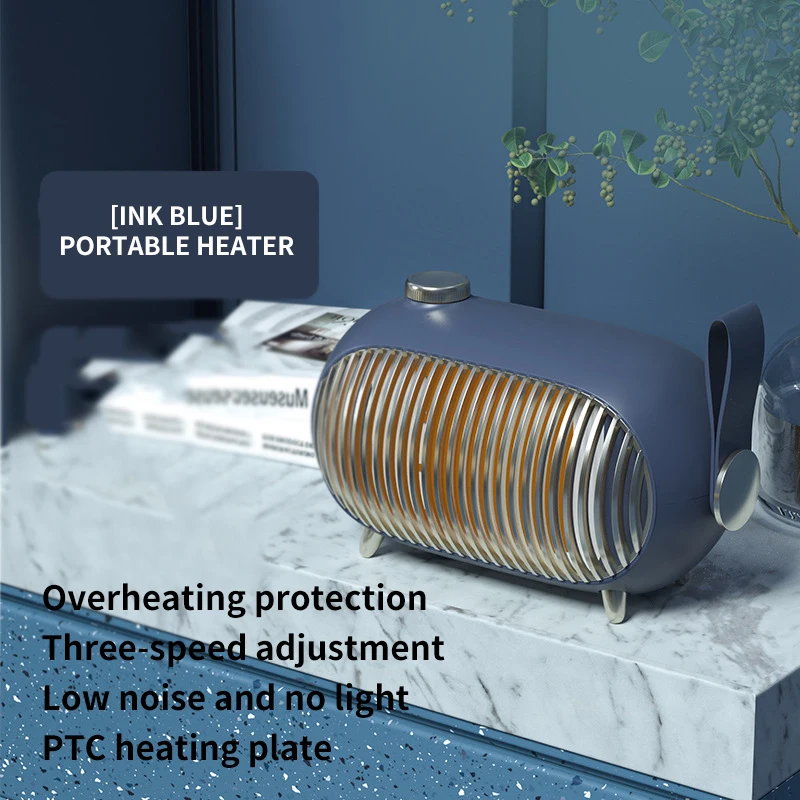 Nieuwe Mini Luchtverwarmer 110V Kantoor Desktop Stille Luchtverwarmer Kleine Home Warmer Slaapkamer Elektrische Warmer 220V Voor Herfst 2023