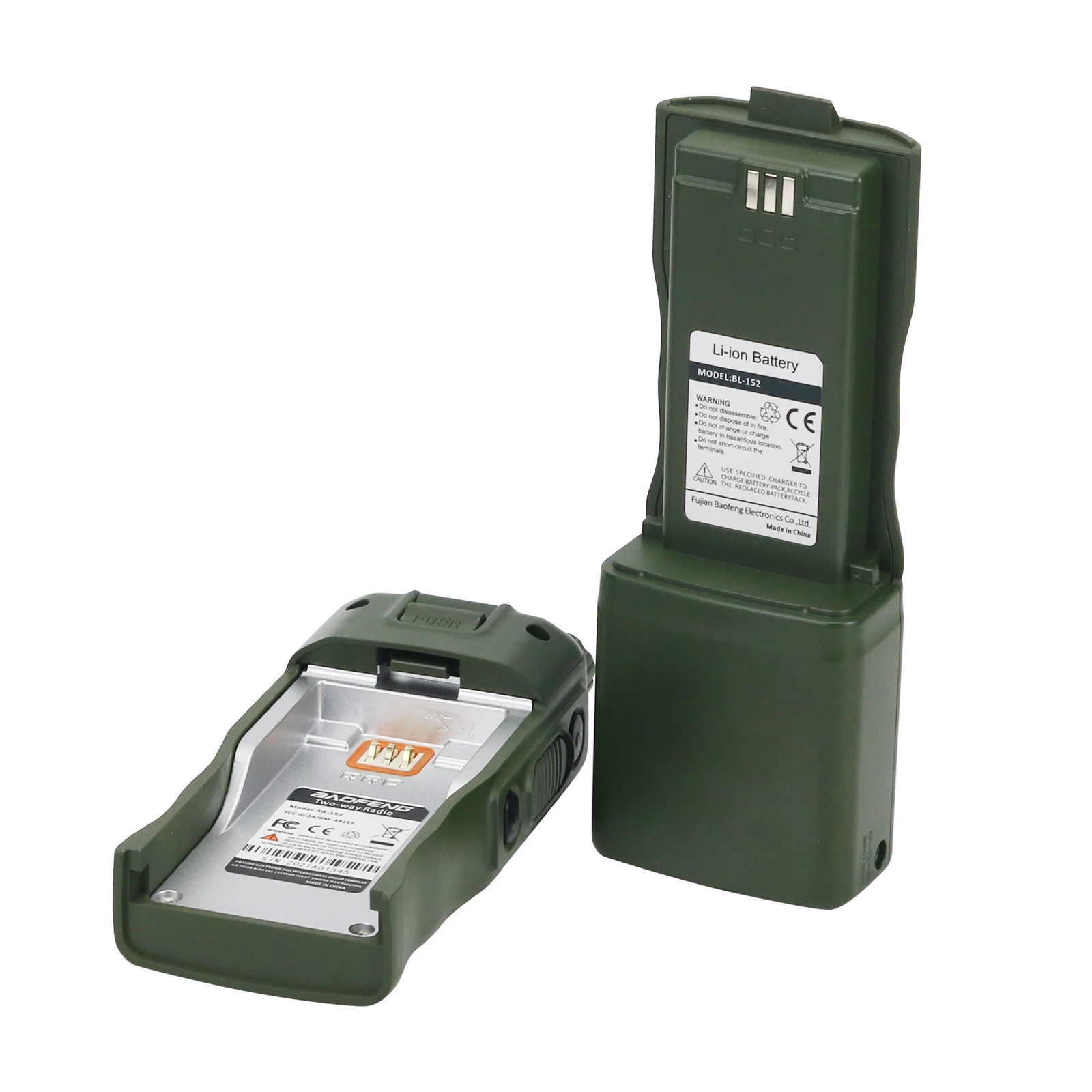 HamGeek-walkie-talkie de doble banda, transceptor de mano con linterna, 15W, FM, VHF, UHF