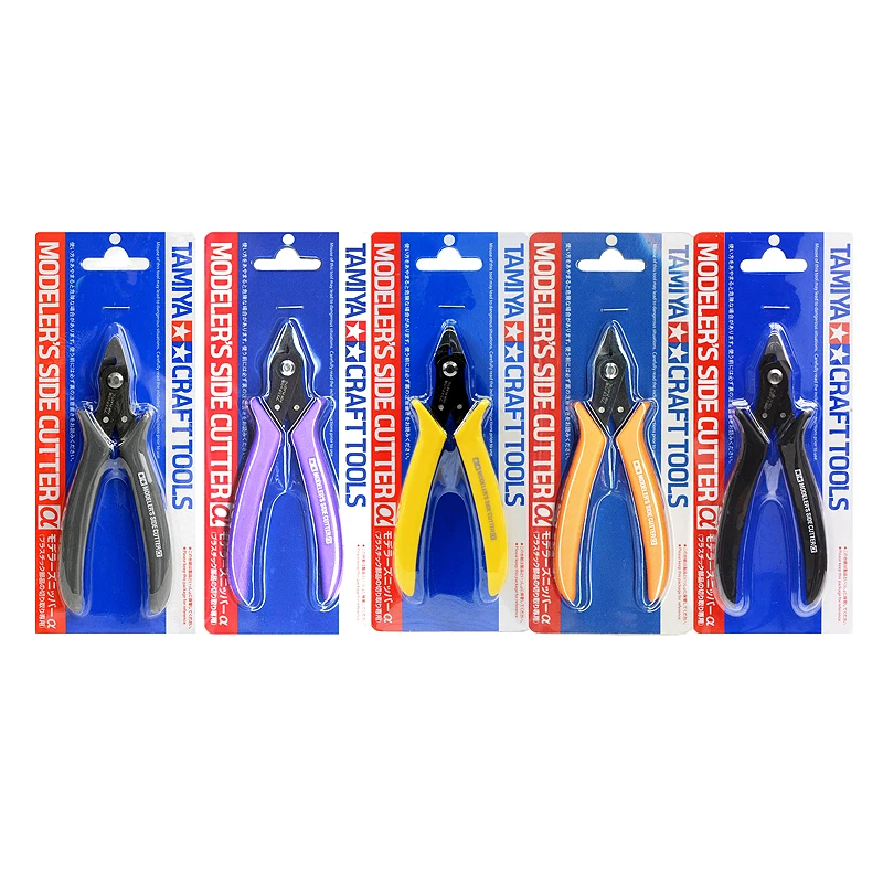 Tamiya 74093 Carbon Steel Side Cutter Cutting Pliers Nipper Diagonal Plier DIY Hobby Art Handicraft Military Model Making Tools