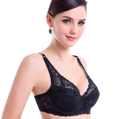 Gorący koronkowy biustonosz damski biustonosze cienka bawełniana bielizna wygodny biustonosz świetny biust 48 105 100 95 90 85 80 75 B C D miseczka C3306 — zdjęcie 3