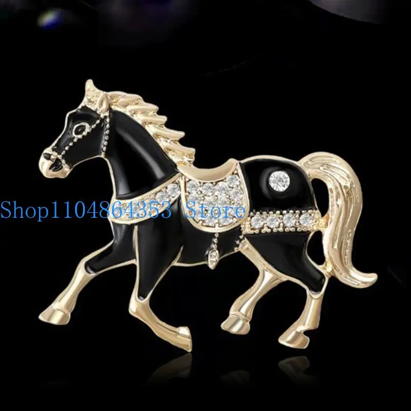 

652F Miniature Horse Pin Safe Materials Suitable for Gift or Personalize Styles