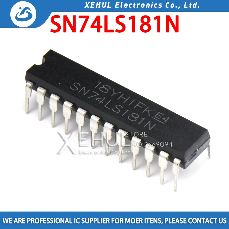 10PCS /20PCS 74LS181 74LS181 HD74LS181P 74LS181P  SN74LS181N 74LS181N DIP-24 NEW