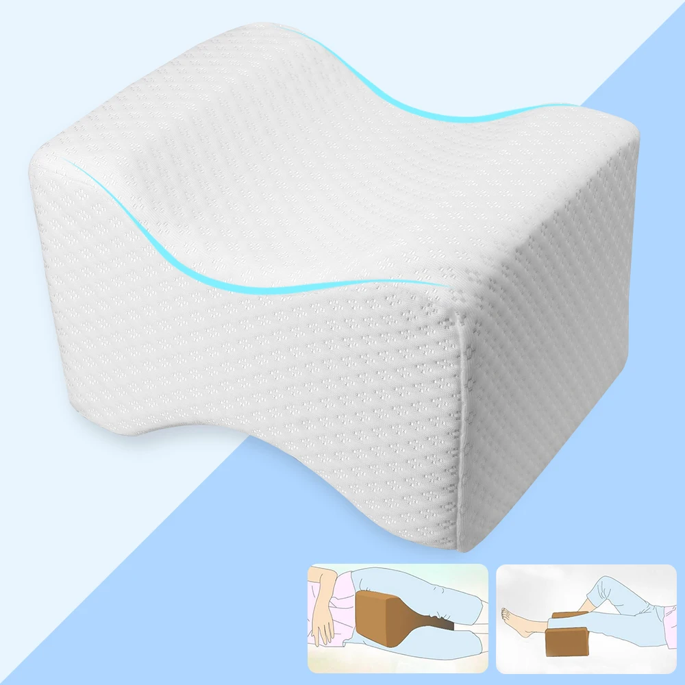 For Orthopedic Sciatica Back Leg Hip Back Support Memory Foam Knee Pillow for Side Sleepers Align Spine Pregnancy Body Pillows