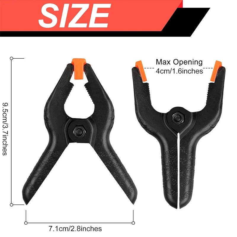 8Pcs Spring Clamps 4