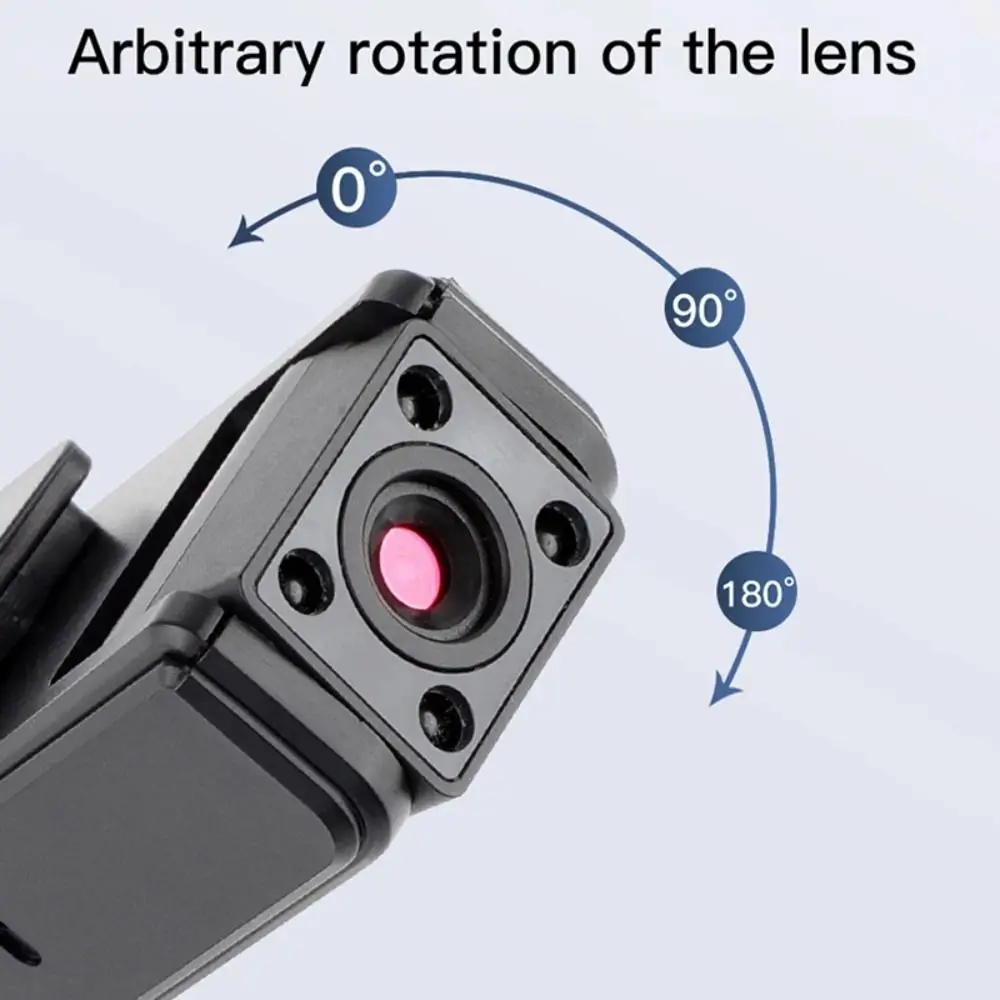 1080P HD A9 Mini Handheld Camera Back Clip Infrared Night Vision Sports Video Audio Recorder Wide Angle Wearable Camera Recorder