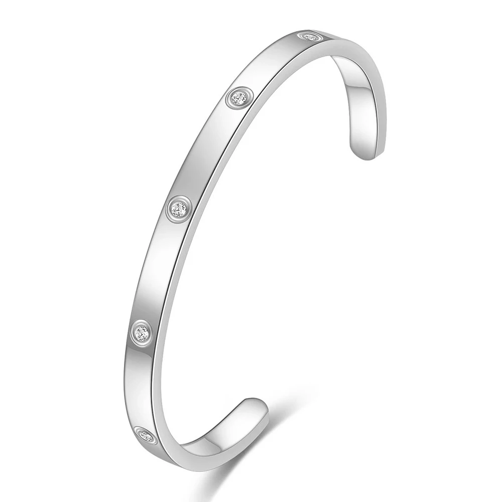 Nibastar Holle Ster Armbanden & Bangles Voor Vrouwen Mode Rvs Zoete Romantische Armband Rose Gouden Kleur Sieraden Cadeau