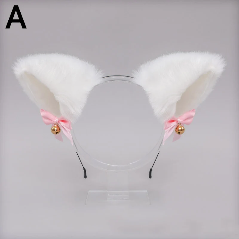 Anime Cat Fox Fur Ear Hair Hoops, Bonito Hairband, Night Party Club, Cosplay Grampo de Cabelo, Meninas Ear Hair Band, Lolita Acessórios para Cabelo