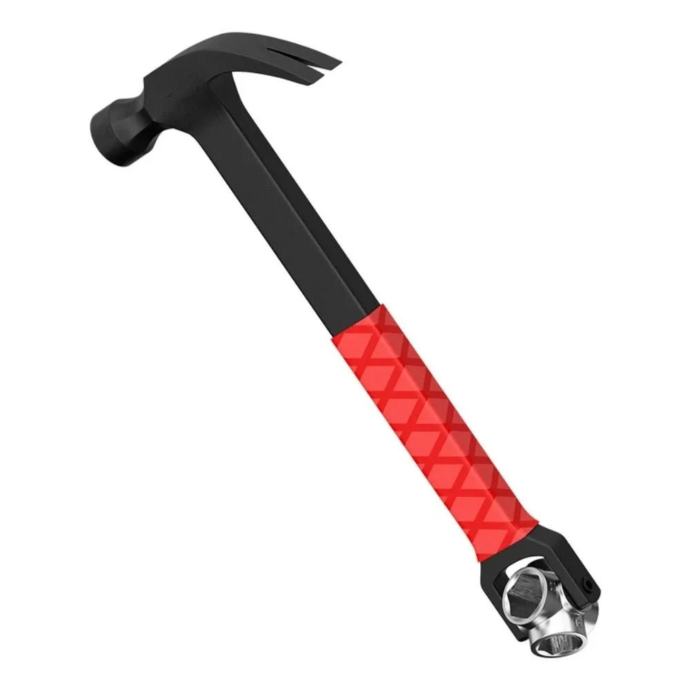 High-carbon Steel Forging Sledge Hammer Thickening with Ergonomic Handle Woodworking Hammer Durable Shock-Absorbing