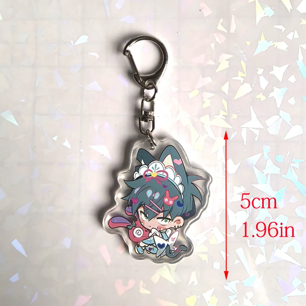 ALIEN STAGE IVAN & TILL Dangle-dangle keychain man Acrylic chain for pants womans key chain men pendant Girls Jewelry llavero