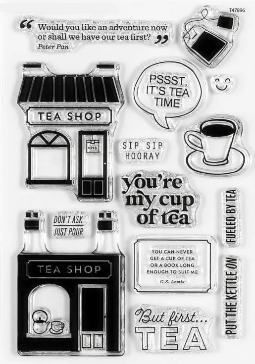English  Clear Stamp For DIY Scrapbooking Card Making  A6559