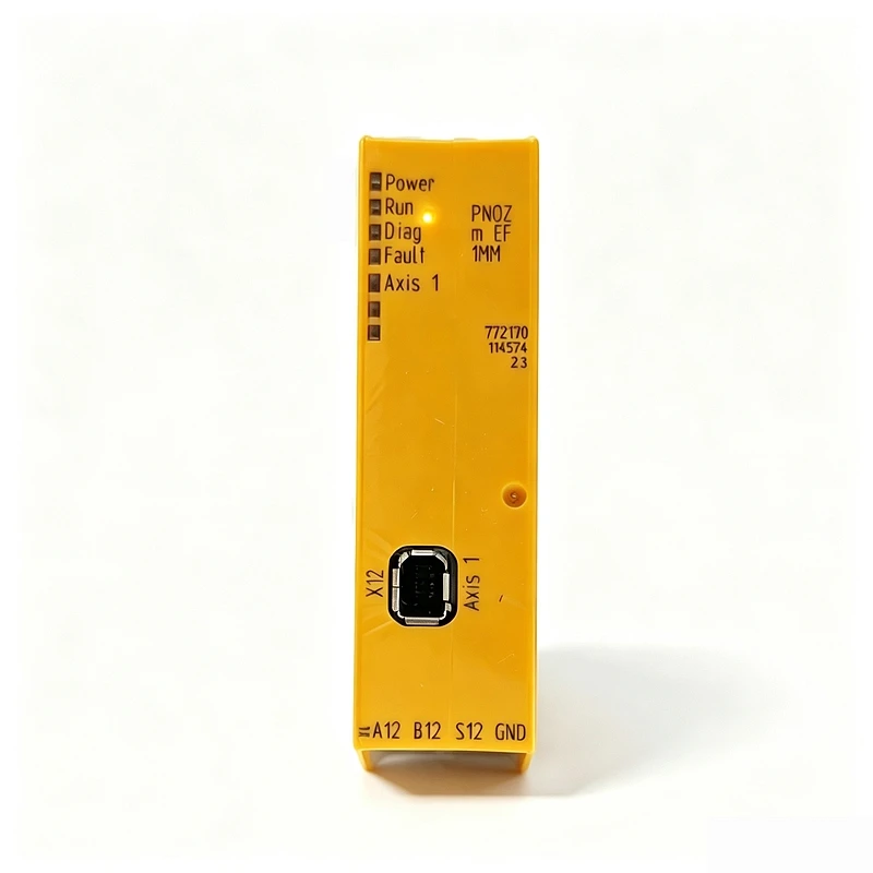 772170 PNOZ m EF 1MM 1 Axis Safety Motion Module PL E SIL3 DIN Rail Encoder Speed Direction Monitoring
