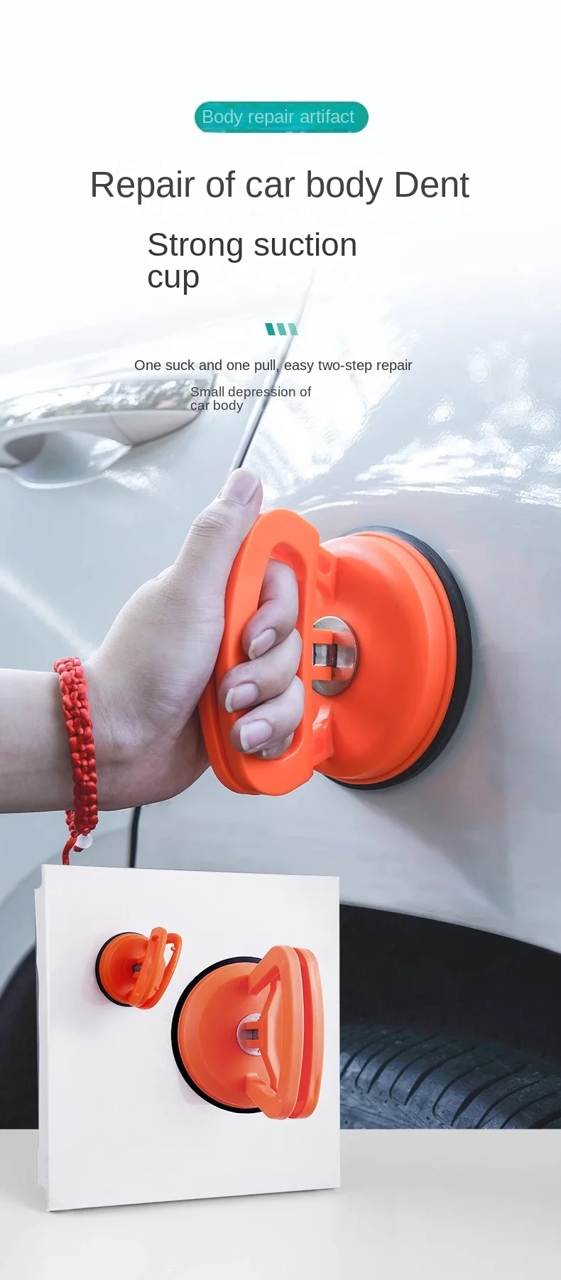 1 stücke Dent Puller Pull Karosserie Panel Remover Sucker Werkzeug 2 Zoll Auto Reparatur Sucker ToolSaugnapf Geeignet Für kleine Dellen – Detail 2