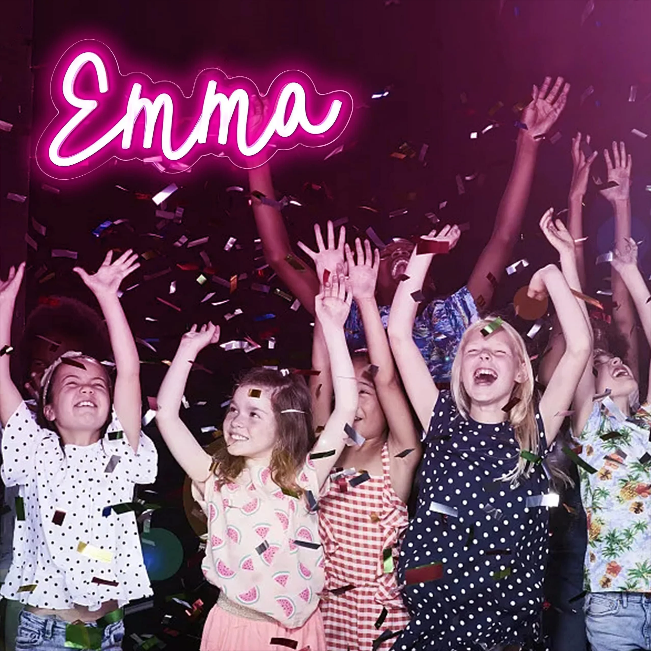 Emma's Delight LED Neon, USB Powered Dimmable LED Neon, Suitable for Game Rooms, Men's Caves, Party Wall Decorations