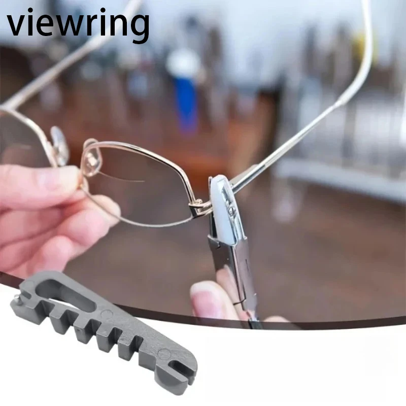 Viewirng 1/2/3/4/5Pcs Portable Eyeglass Repair Tool for Home Eye Care Nose Pad Adjustment Temple Bending Compatible with Glasses