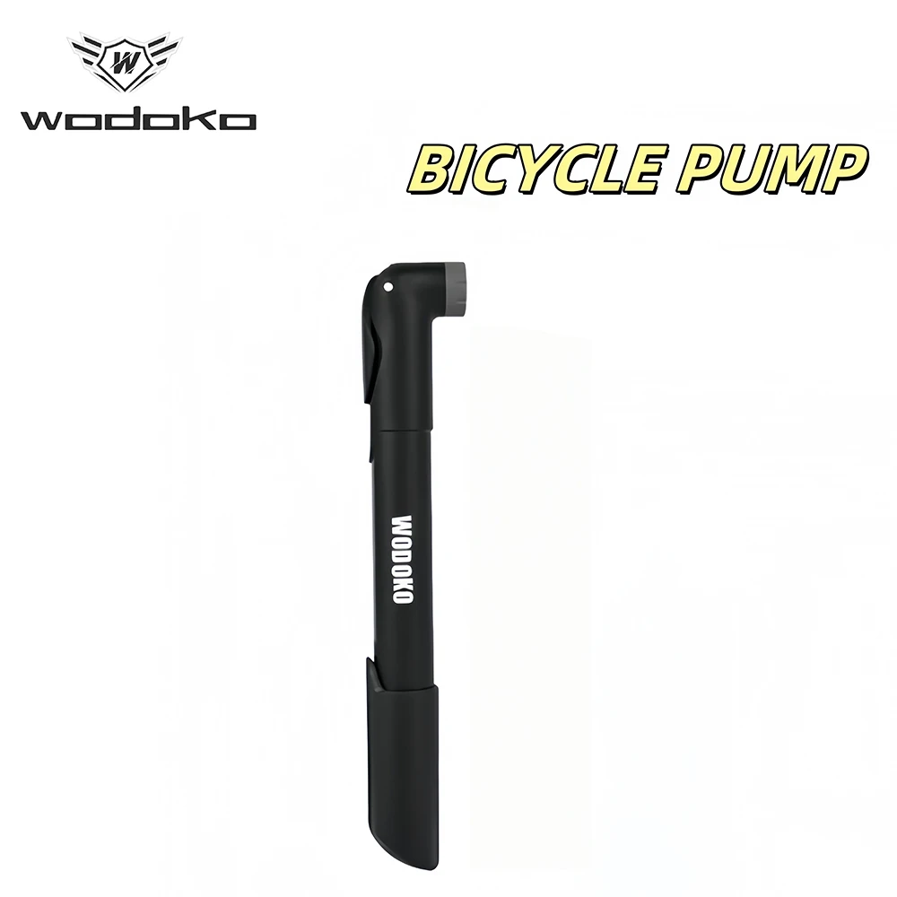 WODOKO Lightweight Portable Bike Pump Handheld Bicycle Air Pump for Mountain Road Bike Sports And Ball Equipment